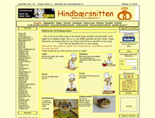 Tablet Screenshot of hindbersnitten.dk